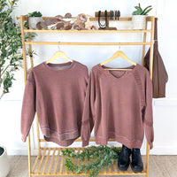 IN STOCK Vintage Wash Pullover - Brown