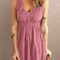 Magic Sleeveless Slit Dress