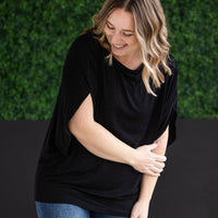 IN STOCK Darcy Dolman Top - Black