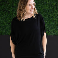IN STOCK Darcy Dolman Top - Black