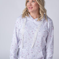 IN STOCK Hailey Pullover Hoodie - Blush Floral