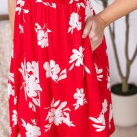 IN STOCK Kelsey Tank Dress - Red Floral FINAL SALE