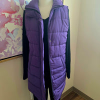IN STOCK Harlow Long Vest - Purple FINAL SALE