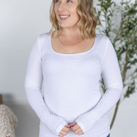 IN STOCK Alyssa Long Sleeve Top - White