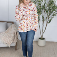 IN STOCK Blair Long Sleeve Top - Autumn Floral FINAL SALE