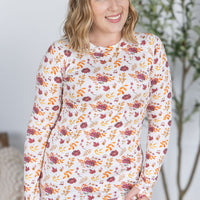 IN STOCK Blair Long Sleeve Top - Autumn Floral FINAL SALE
