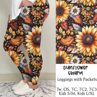 Sunflower Charm Leggings/Joggers | Run ends 6/30 | ETA 42 Days