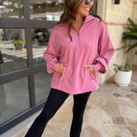 PREORDER: Hendrick Half Zip Hoodie in Nine Colors