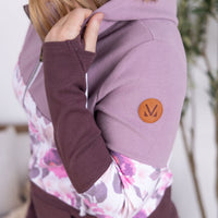 IN STOCK Colorblock Fullzip - Purple, Autumn Blossom, and Plum FINAL SALE