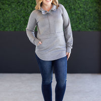 IN STOCK Mia Scuba Halfzip - Grey