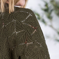 IN STOCK Open Knit Cardigan - Olive FINAL SALE