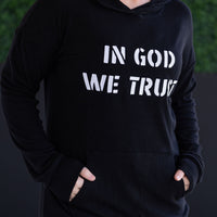 IN STOCK Corrine Embroidered Hoodie - In God We Trust