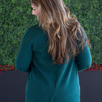 IN STOCK Scarlett Sweater Jacket - Hunter Green