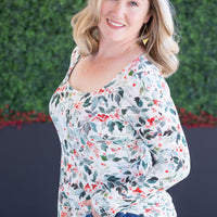 IN STOCK Alyssa Long Sleeve Top - Winter Berry FINAL SALE