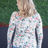 IN STOCK Alyssa Long Sleeve Top - Winter Berry FINAL SALE