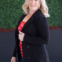 IN STOCK Scarlett Sweater Jacket - Black