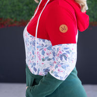 IN STOCK Colorblock Fullzip - Red, Winter Berry, Evergreen FINAL SALE