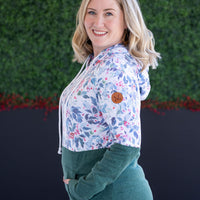 IN STOCK Hailey Pullover Hoodie - Winter Berry and Evergreen FINAL SALE