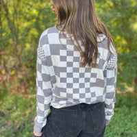 PREORDER: All Checkered Out Sweater in Four Colors