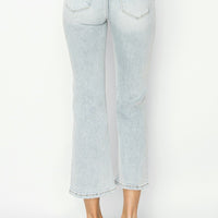 RISEN Full Size Mid Rise Cropped Flare Jeans