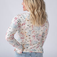 IN STOCK Blair Long Sleeve Top - Wildflower Gardens