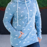 IN STOCK Ashley Hoodie - Teal Ribbons