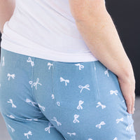 IN STOCK Classic Joggers - Teal Ribbons