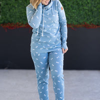 IN STOCK Classic Joggers - Teal Ribbons