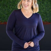 IN STOCK Larissa Long Sleeve - Navy