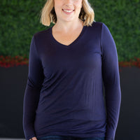 IN STOCK Larissa Long Sleeve - Navy