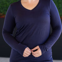 IN STOCK Larissa Long Sleeve - Navy