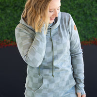 IN STOCK Ashley Hoodie - Olive Checkers