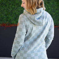 IN STOCK Ashley Hoodie - Olive Checkers