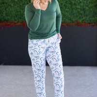 IN STOCK Classic Joggers - Green Ribbons