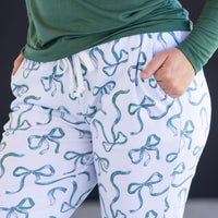 IN STOCK Classic Joggers - Green Ribbons