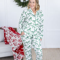 IN STOCK Ribbon Pajama Set - Green