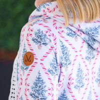IN STOCK Hailey Pullover Hoodie - Candy Cane Lane