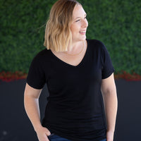 IN STOCK Chloe Cozy Tee - Black