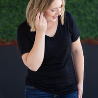 IN STOCK Chloe Cozy Tee - Black