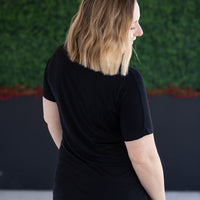 IN STOCK Chloe Cozy Tee - Black