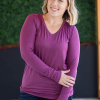 IN STOCK Larissa Long Sleeve - Mulberry