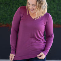 IN STOCK Larissa Long Sleeve - Mulberry