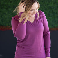 IN STOCK Larissa Long Sleeve - Mulberry