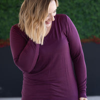 IN STOCK Larissa Long Sleeve - Plum