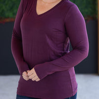 IN STOCK Larissa Long Sleeve - Plum