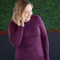 IN STOCK Blair Long Sleeve Top - Plum