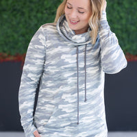 IN STOCK Soft Funnel Neck - Camo