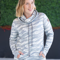 IN STOCK Soft Funnel Neck - Camo