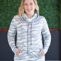 IN STOCK Soft Funnel Neck - Camo