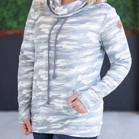 IN STOCK Soft Funnel Neck - Camo